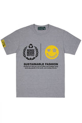 サステナブルキャンペーンTシャツ/SUSTAINABLE FASHION CAMPAIGN 1/2 T-SHIRT_GRAY