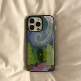 winter forest phone case (epoxy)
