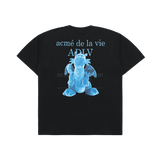 ファジードラゴンアートワーク半袖Tシャツ BLACK