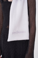 Ribbon Muffler_White Gray