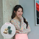 アンティークミントローズピアス / Antique Mint Rose Piercing (G-friend Yerin, Dreamcatcher Gahyun Piercing)