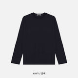 Perfect Semi Overfit Cotton Long Sleeve T Shirt (10color)