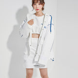 ブルーラインフーディージップアップ/Blue Line Hoodie Zip-Up Jacket