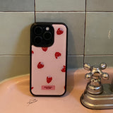 エポキシストロベリーパターンスマホケース