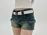 Cargo short denim-PT