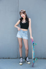 2ライントップ / TOP(5514) Two-line top (with built-in cap)
