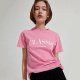 クラシックTシャツ/Classic T-shirt [Melange Pink]