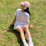 レタリングボクシーTシャツ