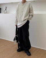 OAリオダメージツーウェイカーディガン/OA Rio Damage Two Way Cardigan (4 colors)