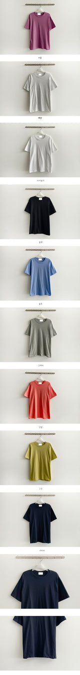 スタンダードベーシックプレーン半袖Tシャツ