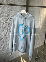 [UNISEX] Heart bunny oversized hoodie