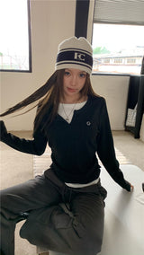 ロゴレイヤード長袖Tシャツ