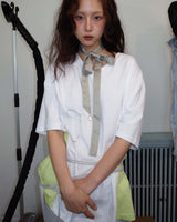 カラーブロックVネックTシャツ