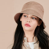 Monogram Label Pigment Bucket Hat Beige