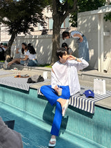 ロゲインアイスリネンオーバーサイズシャツ/Rogaine Ice Linen Oversized Shirt (5 colors)