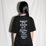 エンジェルズウィスパーTシャツ - ブラック
