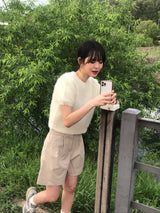 ビシーハーフニット