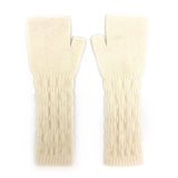 リボンウールハンドウォーマー/Ribbon Wool Hand Warmer [Ivory]