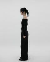 ベルクロルーズワイドパンツ / Velcro loose wide pants (2color)