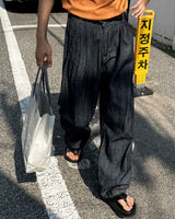 サマーミルワイドデニムパンツ