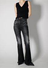 ラフブーツカットデニムパンツ / no.3005 Rough Bootcut Denim Pants (2color)