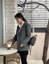 [SHOPPERMADE] クラシックウールテーラードジャケット (3color)