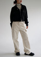 スエードステッチジャケット/Suede Stitch Jacket (2color)