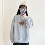 Fakebear Sweatshirt - gray (6636646432886)