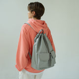 3-Way 2-Pocket Drawstring Bag (Silver)