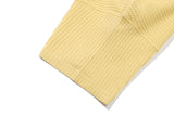 リーセントボタンニットポロ / RECENT BUTTON KNIT POLO_LIGHT YELLOW