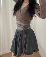 ロマンティックフレアバレエパンツスカート / Romantic flared ballet pantskirt