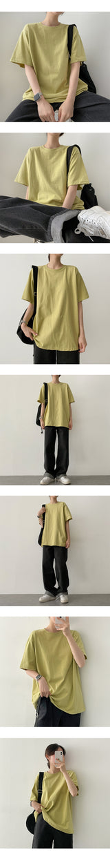 スタンダードベーシックプレーン半袖Tシャツ