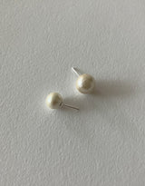 [92.5silver] コットンパールピアス