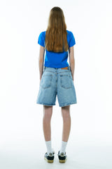 パニーノクロップTシャツ/PANINO CROP TEE [BLUE]