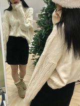 レスリータートルネックニット