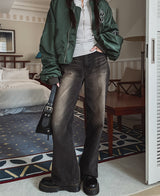 ワンダーウォッシュドアブルデニムパンツ/(UNISEX) Wander washed able denim