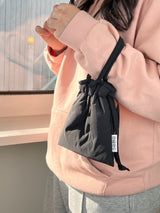 Strap string pouch-basic