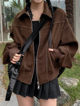 (5オンス/UNISEX)ビートルステッチボンバージャンパー