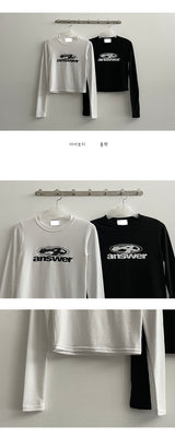 エンドレススパンデックススリムロングスリーブT / Endless Spandex Slim Long Sleeve Tee