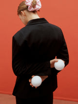 Three button single jacket - Black (6682469236854)