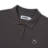 MONO CHERRY CROP PIQUE [CHARCOAL]
