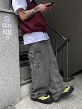 ピグメントワイドカーゴパンツ