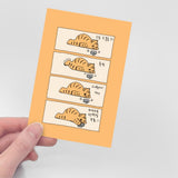 EXERCISING TIGER POST CARD (6538756063350)