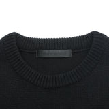MINIMAL ROUND KNIT BLACK