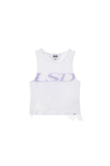 [23SS LSD COLLECTION] メッシュレイヤードノースリーブトップ / [23SS LSD COLLECTION] Mesh Layered sleeveless Top_White