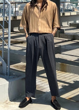 ソフトパンチニットカラーシャツ