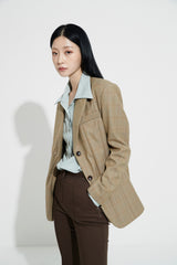 FORMAL WOOL JACKET - CHECK (6636694077558)