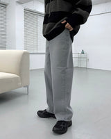オーバーワイドデニム/TR2422 Gray Over Wide Denim