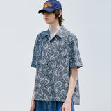 パラダイスペイズリーハワイアンシャツ / PARADISE PAISLEY HAWAIIAN SHIRT GREY