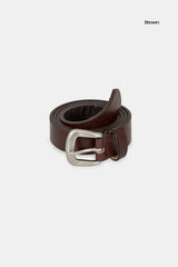 Basic western leather belt